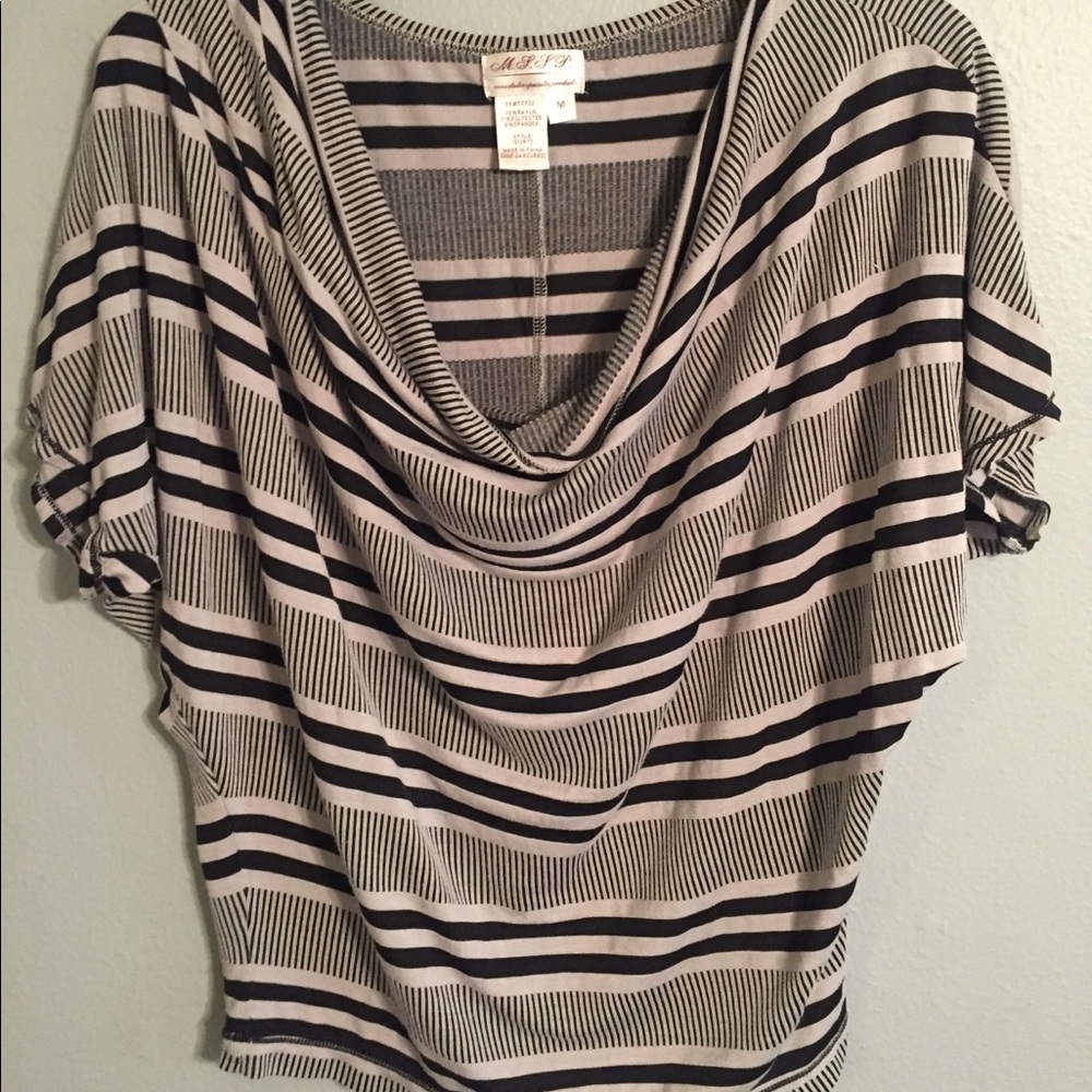 M.S.S.P max studio cowl neck top.